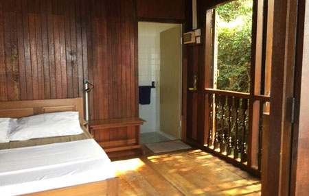 BAMBOO HILL - Room #5 - 1 x double bed + 1 x single bed-View1